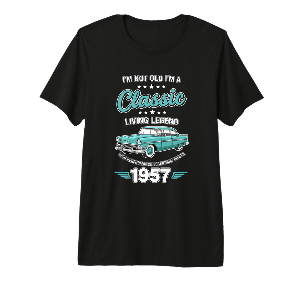 Car 1957 Living Legend Car Tri Blend T-Shirt - Aesthetic Graphic Unisex - T-Shirt, Sweatshirt, Hoodie