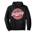 Indoorsy Selectively Social Hoodie - Minimalist Print for Adults - T-Shirt, Sweatshirt, Hoodie