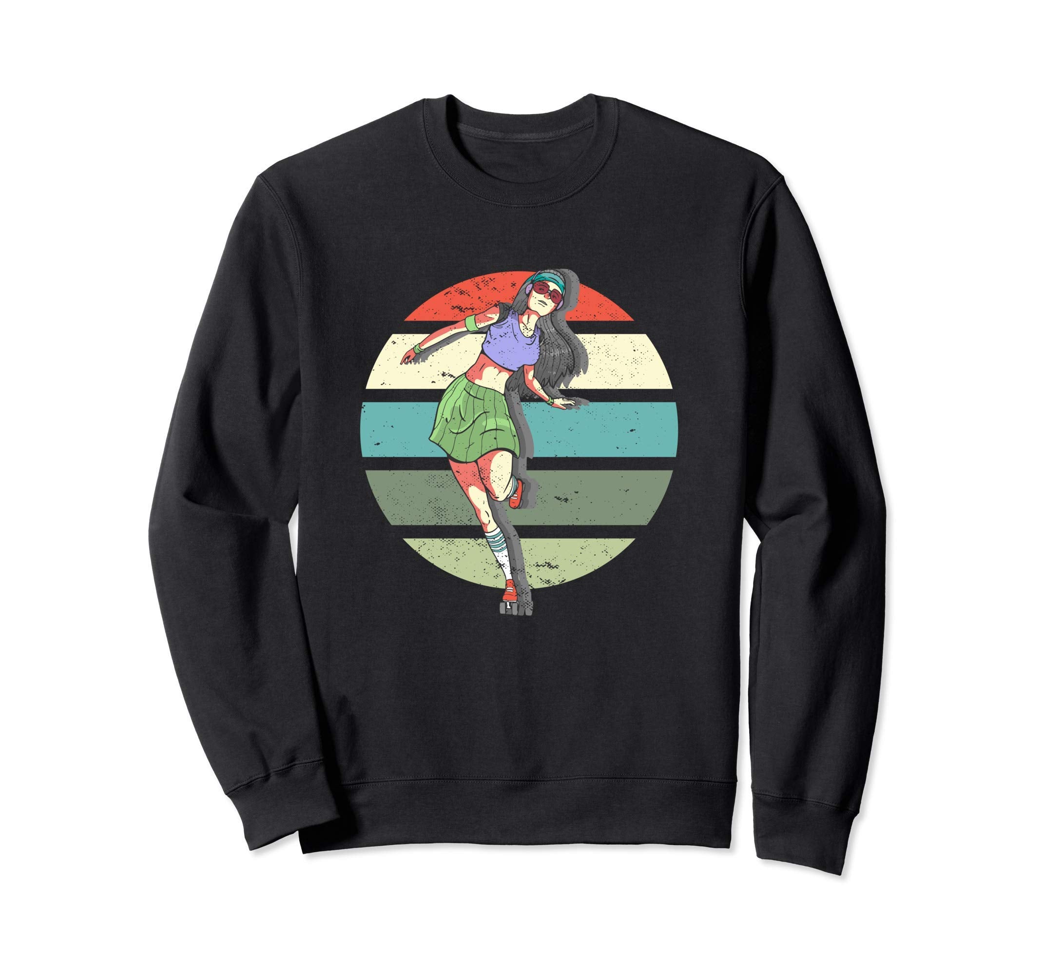 Roller Skating 70S 80S Gift I Roller Sweatshirt - Aesthetic Graphic Unisex - T-Shirt, Sweatshirt, Hoodie