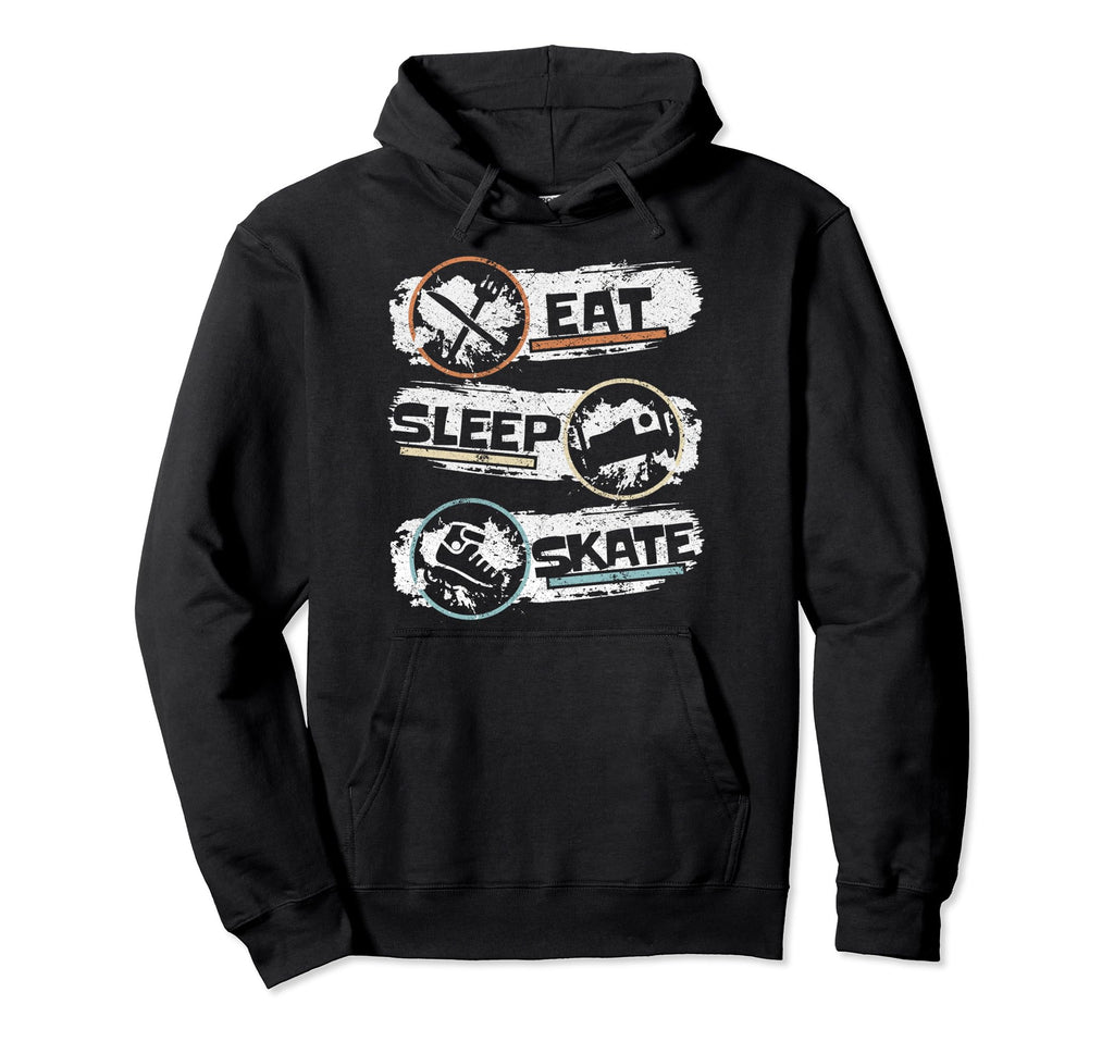 Roller Skating Skates 70S Roller Hoodie - Fun Novelty Design for Adults - T-Shirt, Sweatshirt, Hoodie