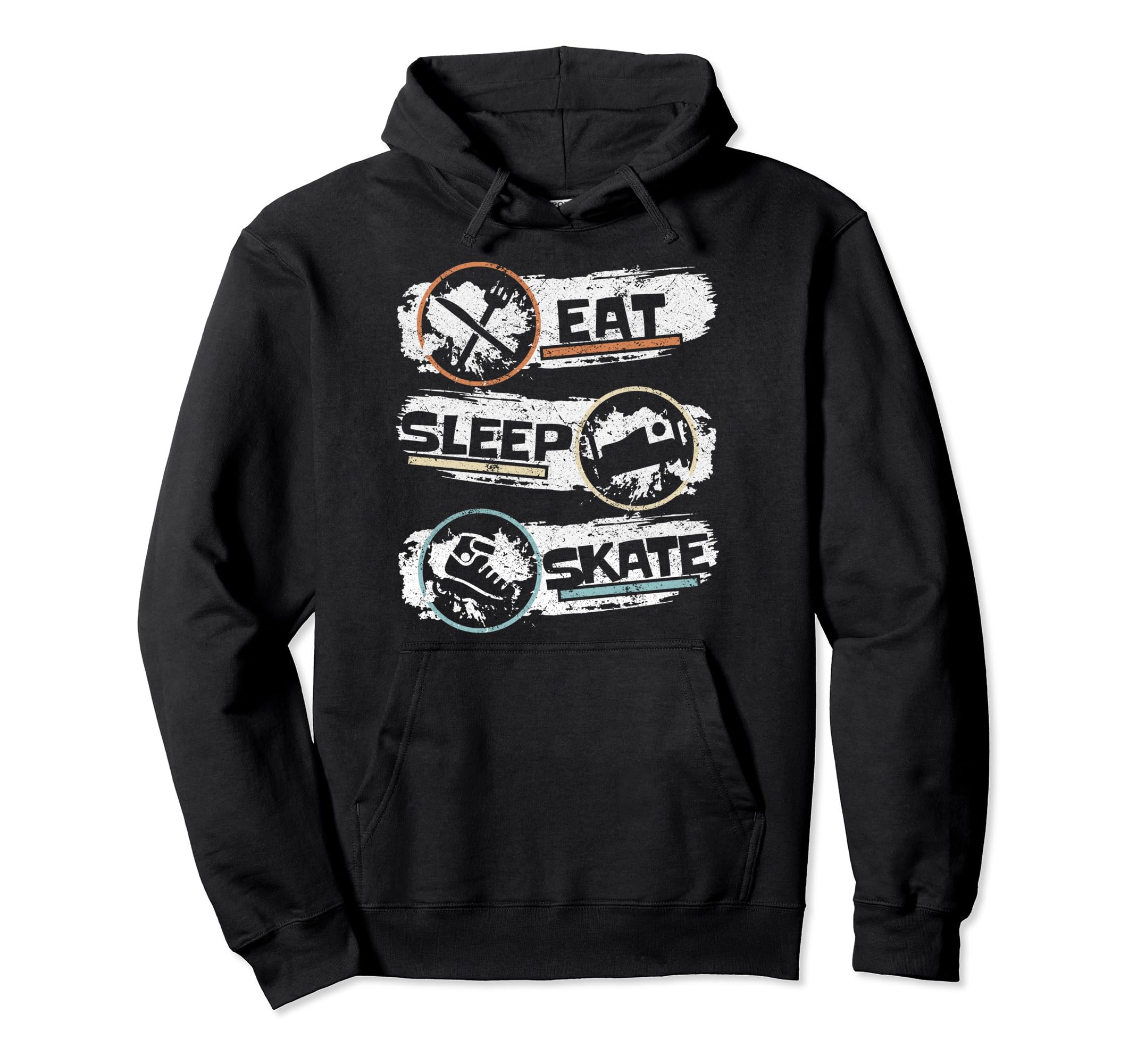 Roller Skating Skates 70S Roller Hoodie - Fun Novelty Design for Adults - T-Shirt, Sweatshirt, Hoodie
