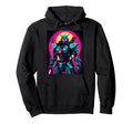 Japanese Vaporwave Samurai 80S Synthwave Hoodie - Streetwear Style Unisex - T-Shirt, Sweatshirt, Hoodie
