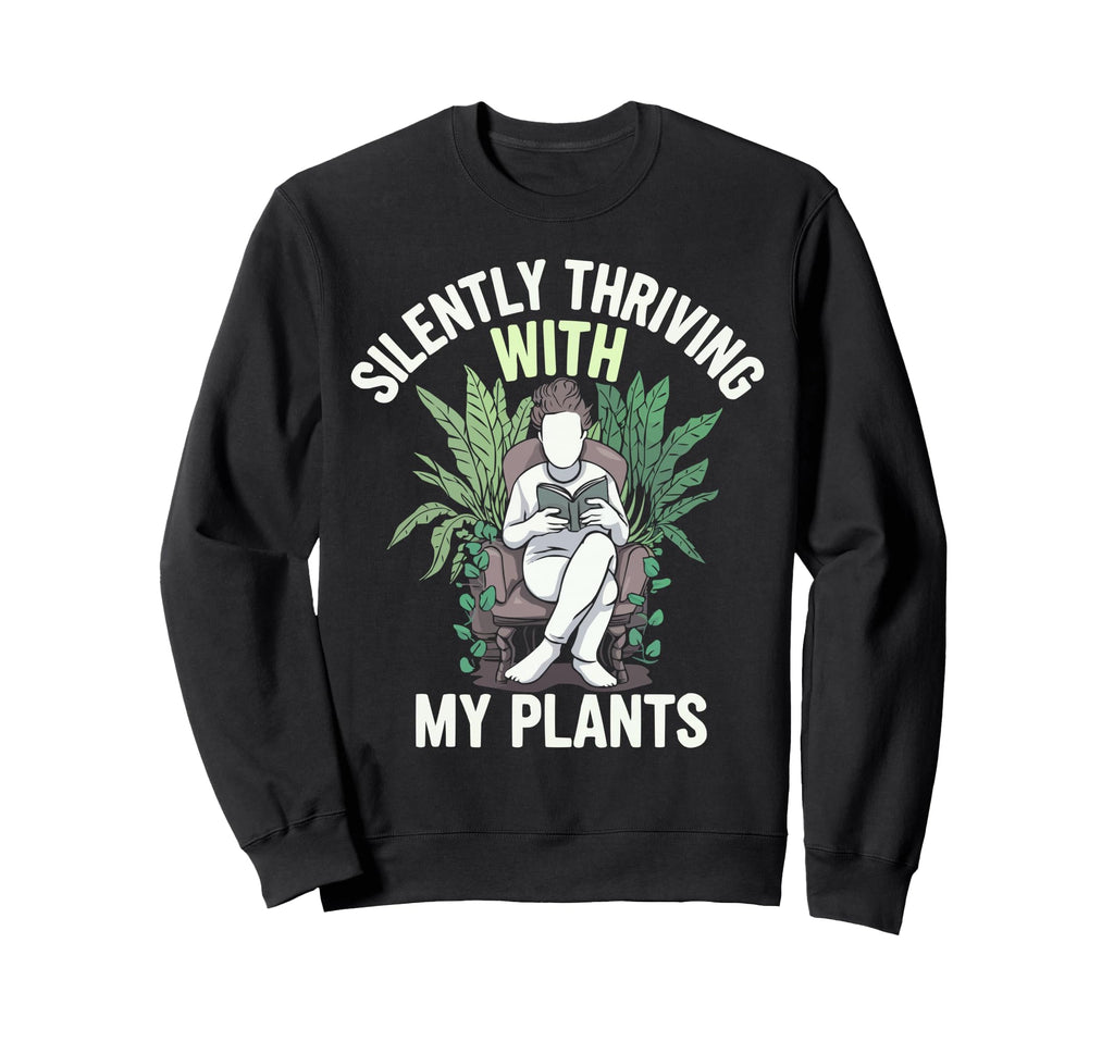 Introvert Gardener Shyness Garden Sweatshirt - Aesthetic Graphic Men Women - T-Shirt, Sweatshirt, Hoodie