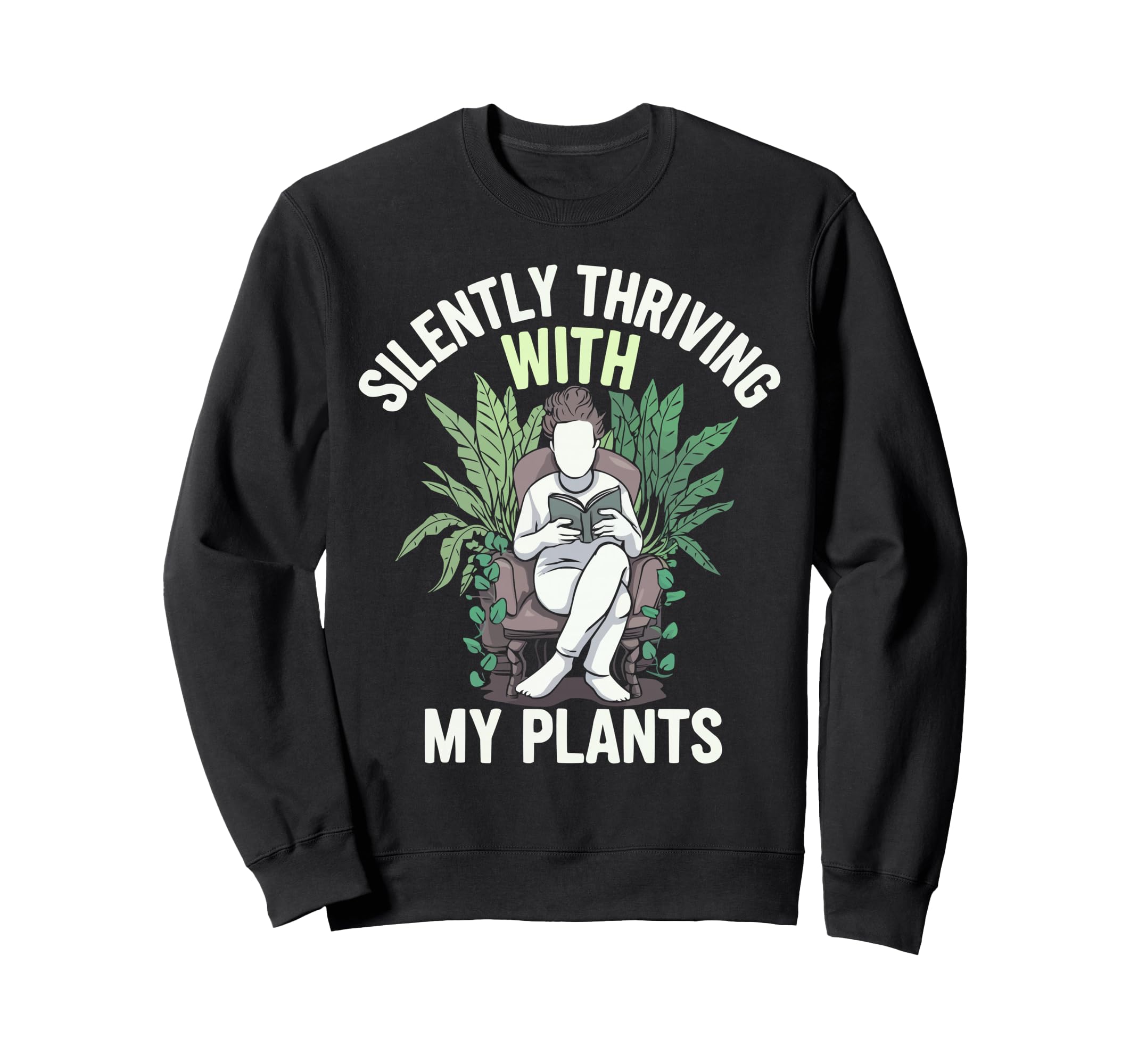 Introvert Gardener Shyness Garden Sweatshirt - Aesthetic Graphic Men Women - T-Shirt, Sweatshirt, Hoodie
