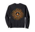 Lotus Pose Zen Spiritual Yoga Sweatshirt - Trendy Graphic Men Women - T-Shirt, Sweatshirt, Hoodie