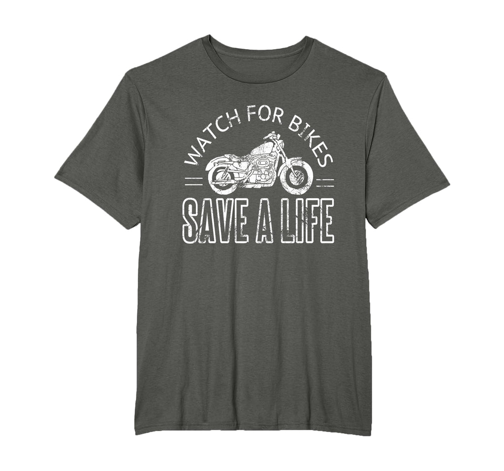 Motorcycle Safety Watch Bikes Save T-Shirt - Streetwear Style for Adults - T-Shirt, Sweatshirt, Hoodie
