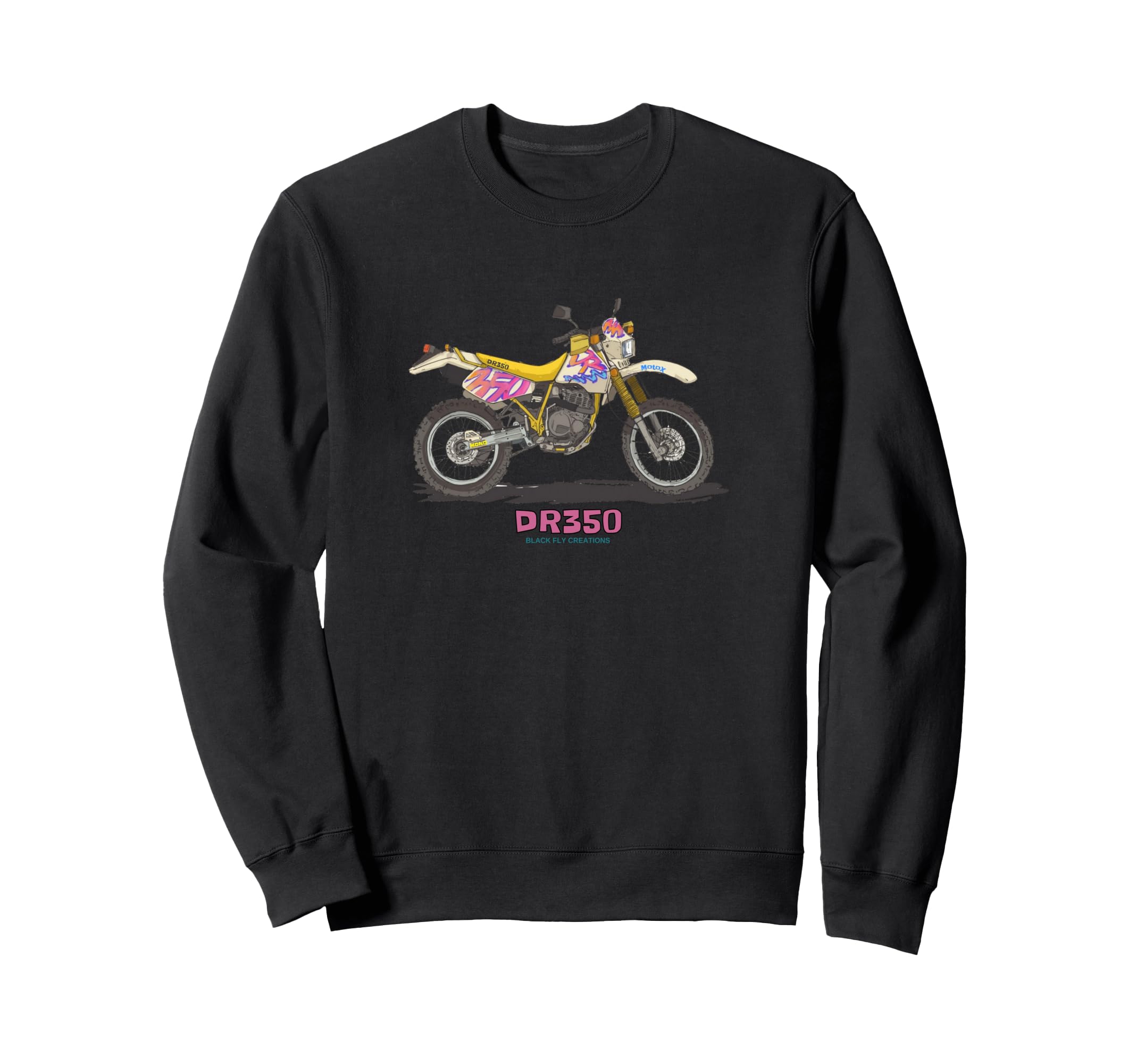 Dr350 Dirt Bike Motorcycle Sweatshirt - Fun Novelty Design Unisex - T-Shirt, Sweatshirt, Hoodie