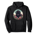 Womens Old West Floral Buffalo Lover Hoodie - Trendy Graphic Men Women - T-Shirt, Sweatshirt, Hoodie