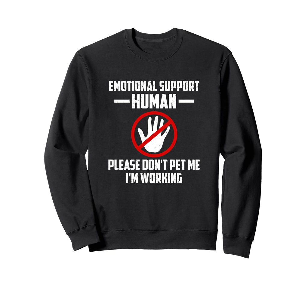 Emotional Support Human Halloween Sweatshirt - Fun Novelty Design Unisex - T-Shirt, Sweatshirt, Hoodie