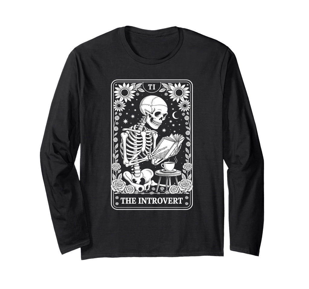 Introvert Tarot Indoorsy Antisocial T-Shirt - Trendy Graphic Unisex - T-Shirt, Sweatshirt, Hoodie