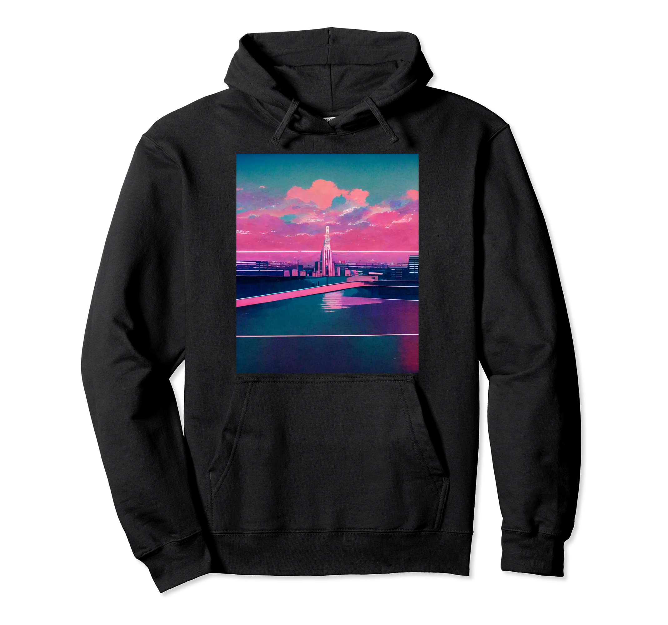 Japanese Vaporwave Asian Inspired Hoodie - Casual Everyday Wear Men Women - T-Shirt, Sweatshirt, Hoodie