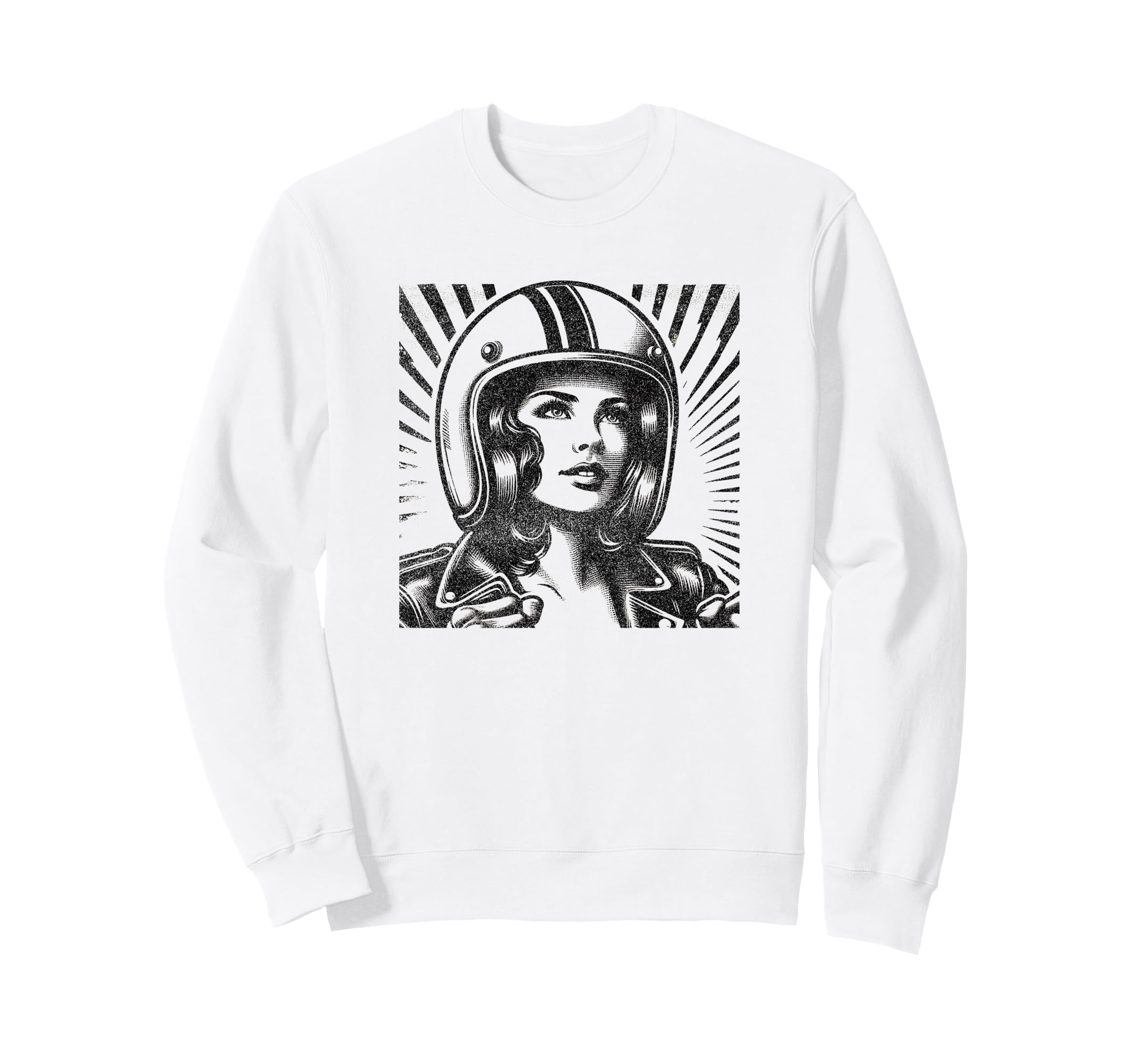 Female Motorcycle Freedom Rider Sweatshirt - Novelty Apparel Unisex - T-Shirt, Sweatshirt, Hoodie