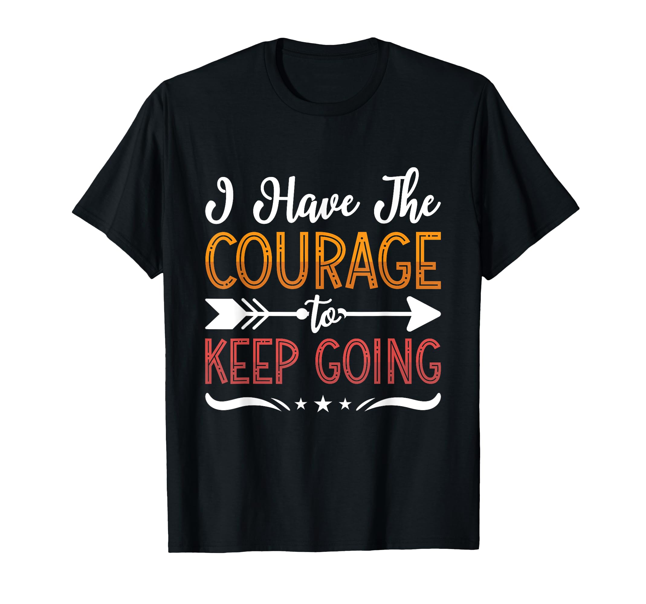 I Have Courage Coffee Anxiety Awareness T-Shirt - Unique Graphic Men Women - T-Shirt, Sweatshirt, Hoodie