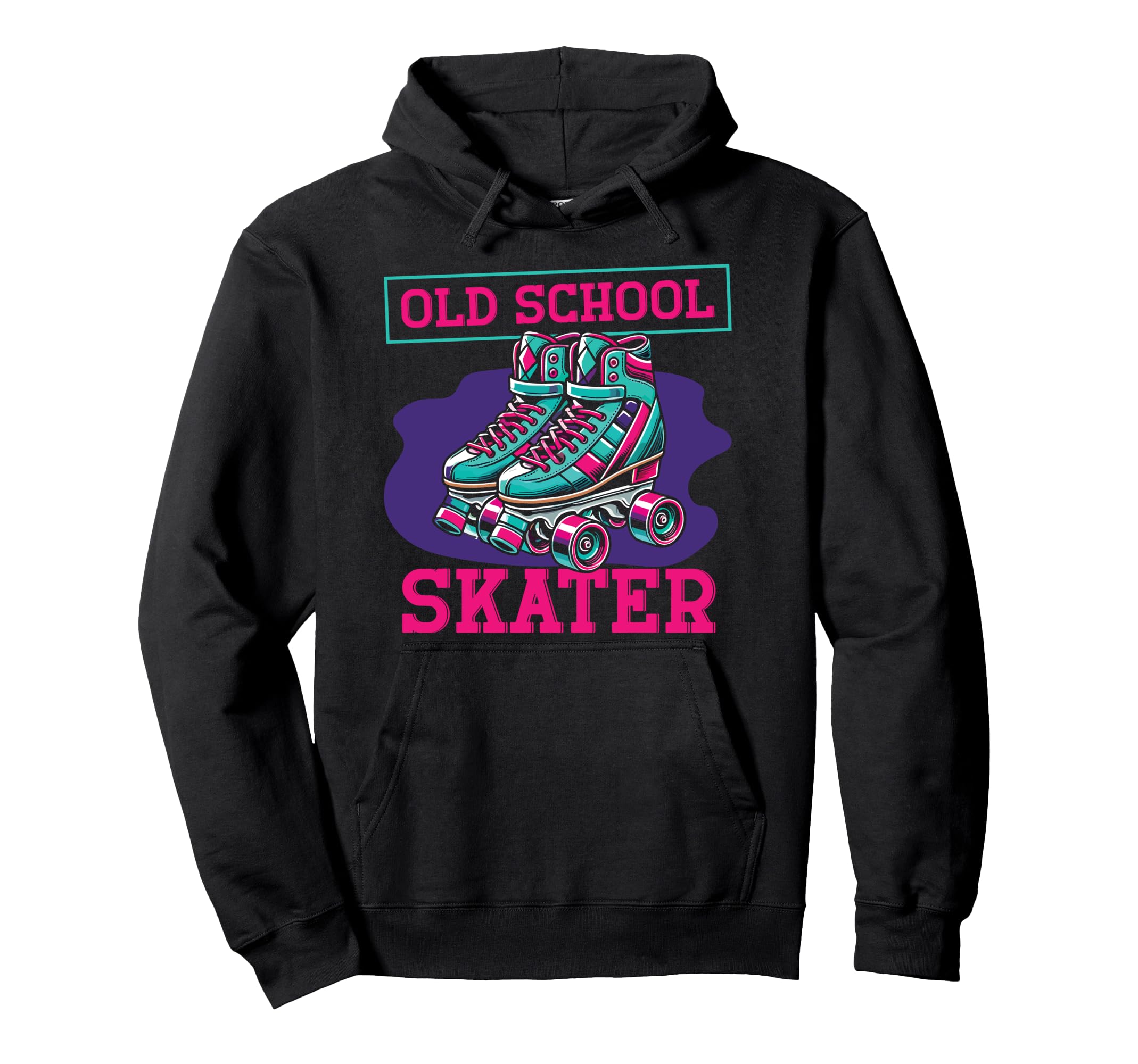 Roller Skating Skate 1970S Old School Hoodie - Fun Novelty Design Unisex - T-Shirt, Sweatshirt, Hoodie