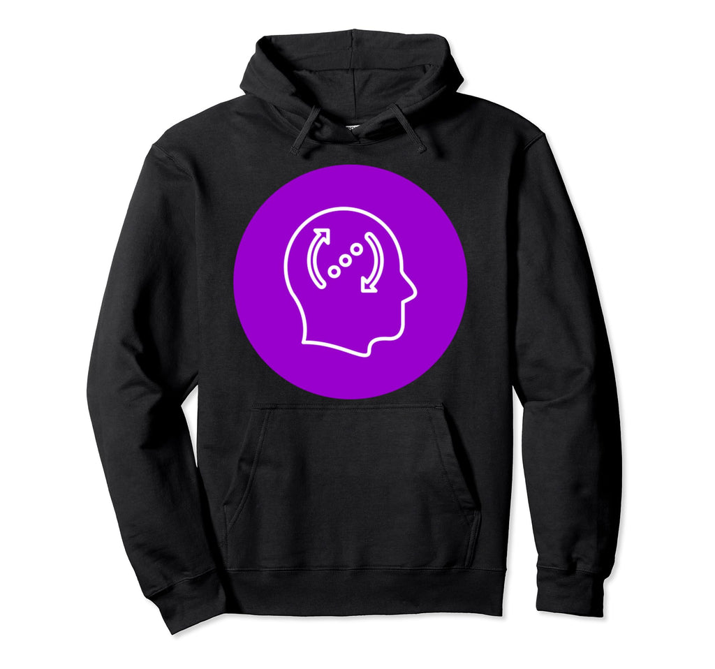 Overthinker Rumination Hoodie - Fun Novelty Design for Adults - T-Shirt, Sweatshirt, Hoodie