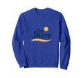 Shore Sunny Beach Coastal Sweatshirt - Casual Everyday Wear Men Women - T-Shirt, Sweatshirt, Hoodie
