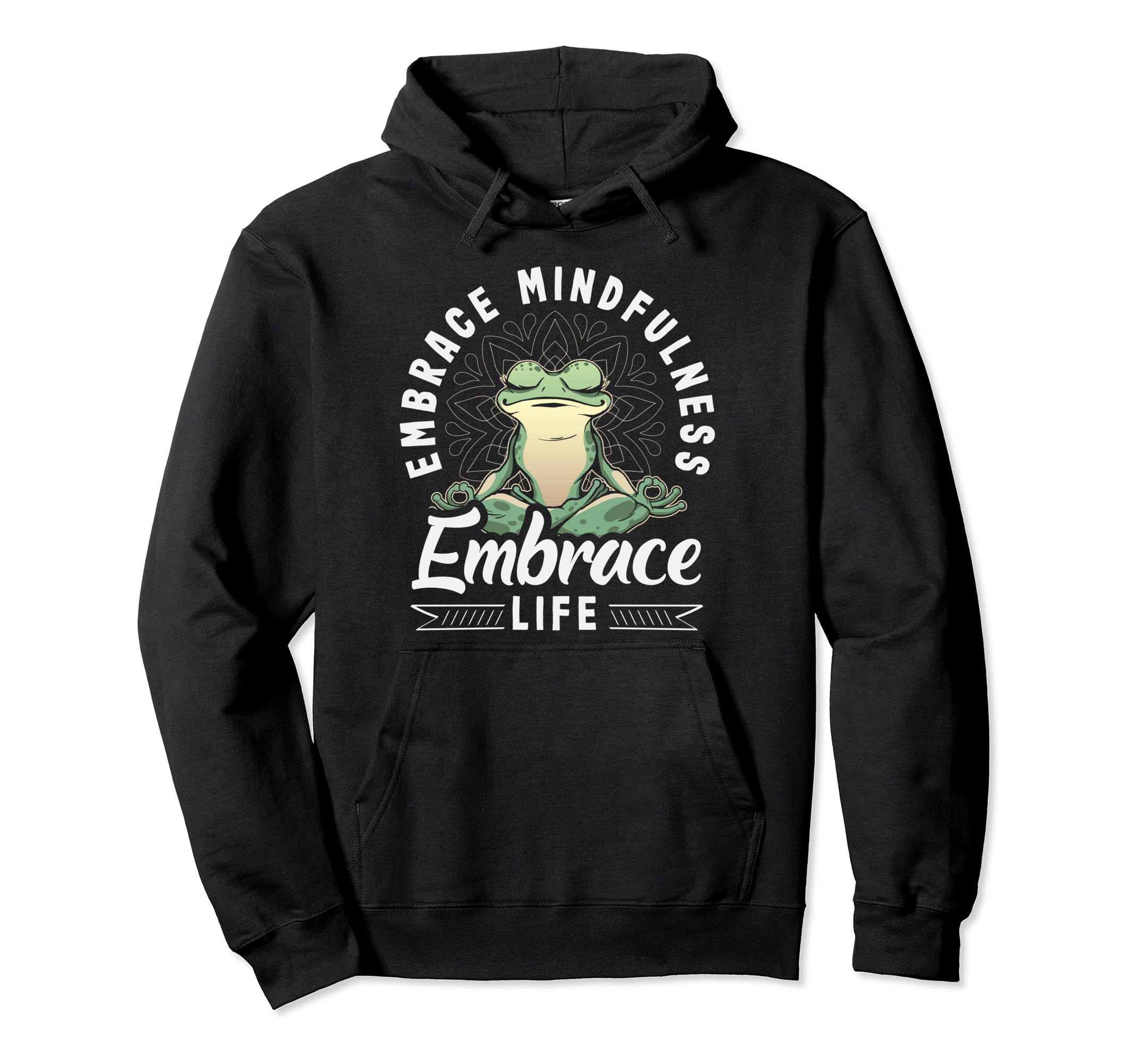 Morning Meditation Bliss Yoga Mindfulness Hoodie - Unique Graphic Unisex - T-Shirt, Sweatshirt, Hoodie