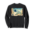 Famous Japanese Fine Art Suspension Sweatshirt - Unique Graphic for Adults - T-Shirt, Sweatshirt, Hoodie
