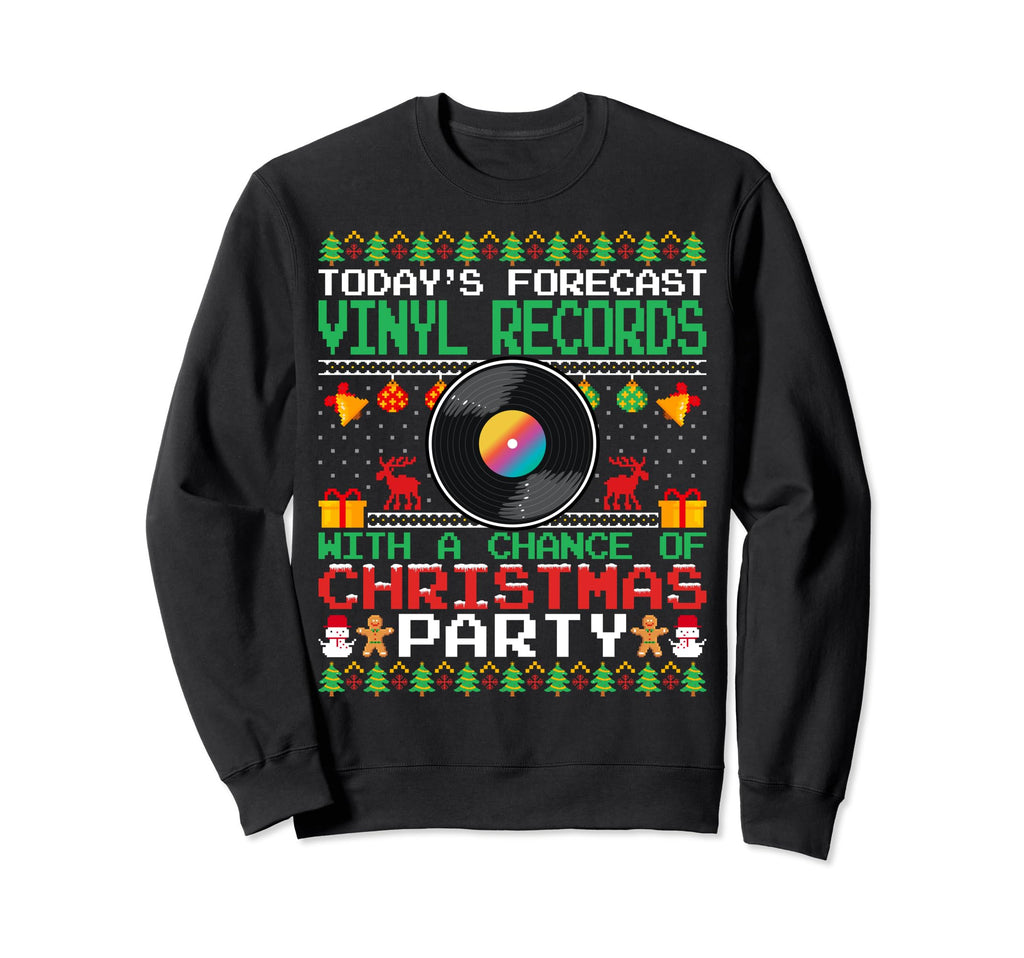 Vinyl Records Party Vinyl Records Sweatshirt - Fun Novelty Design Unisex - T-Shirt, Sweatshirt, Hoodie
