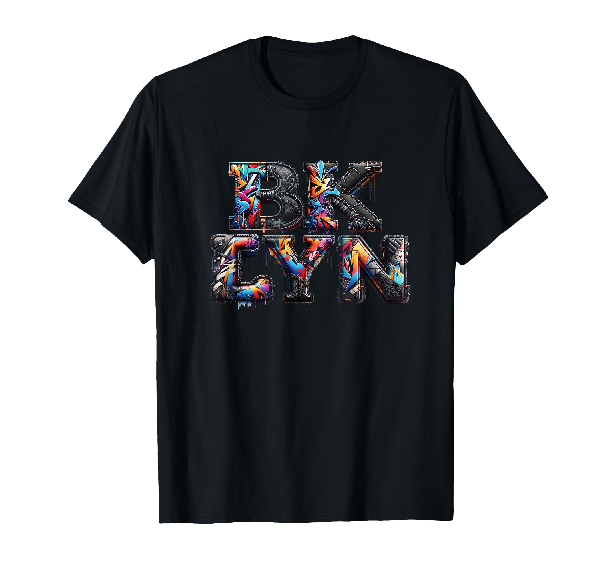 Brooklyn New York City Graffiti 80S T-Shirt - Minimalist Print Men Women - T-Shirt, Sweatshirt, Hoodie