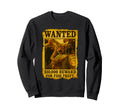 Funny Wanted Cat Fish Old Western Sweatshirt - Graphic Print Men Women - T-Shirt, Sweatshirt, Hoodie