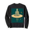 Zen Buddha Meditation Art Peaceful Sweatshirt - Unique Graphic for Adults - T-Shirt, Sweatshirt, Hoodie