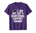 Funny Emotional Support Human Cat T-Shirt - Fun Novelty Design Unisex - T-Shirt, Sweatshirt, Hoodie