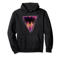 Synthwave Vaporwave Triangle Palm Trees Hoodie - Aesthetic Graphic Unisex - T-Shirt, Sweatshirt, Hoodie