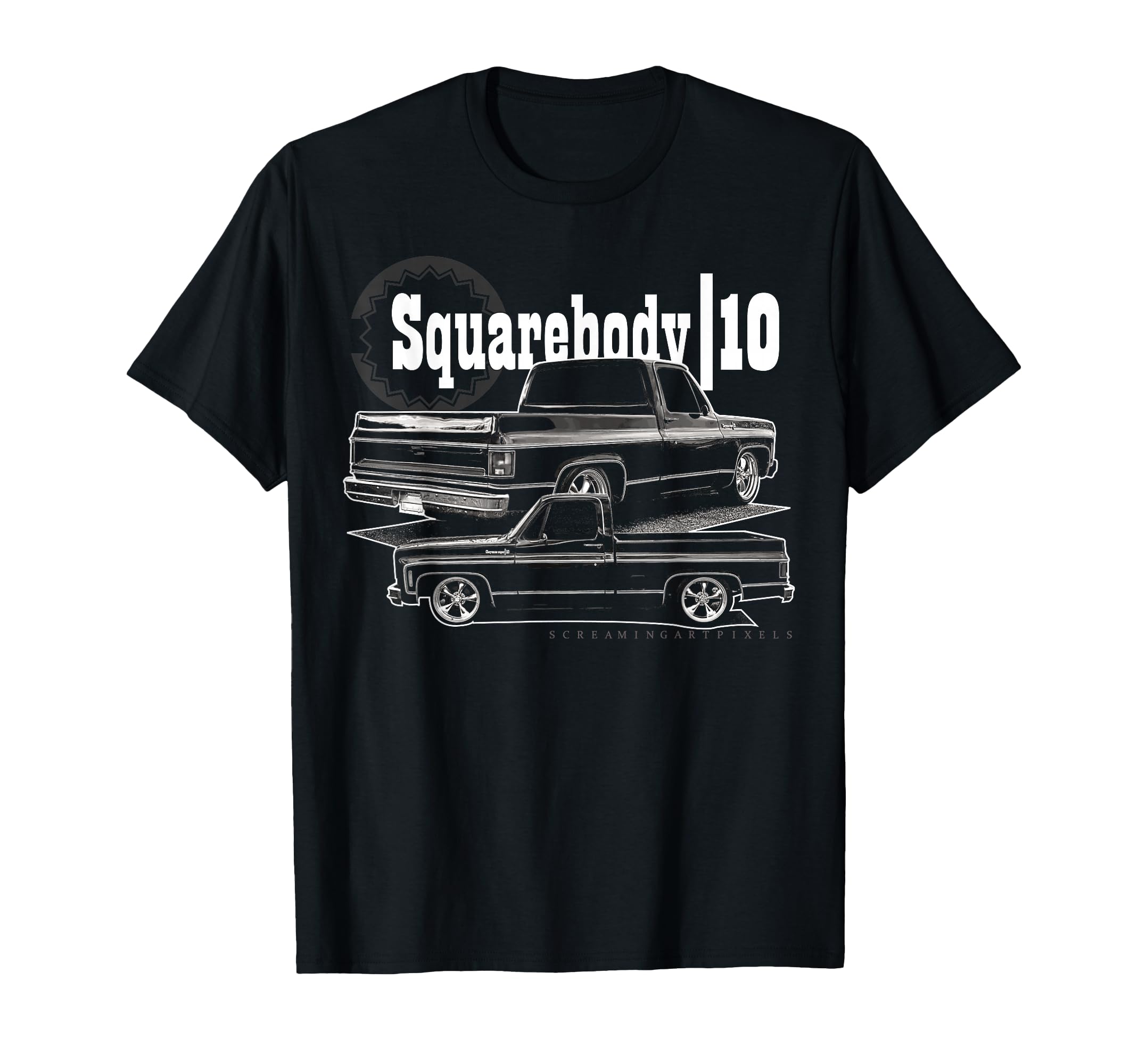Squarebody Square Body Truck T-Shirt - Streetwear Style for Adults - T-Shirt, Sweatshirt, Hoodie