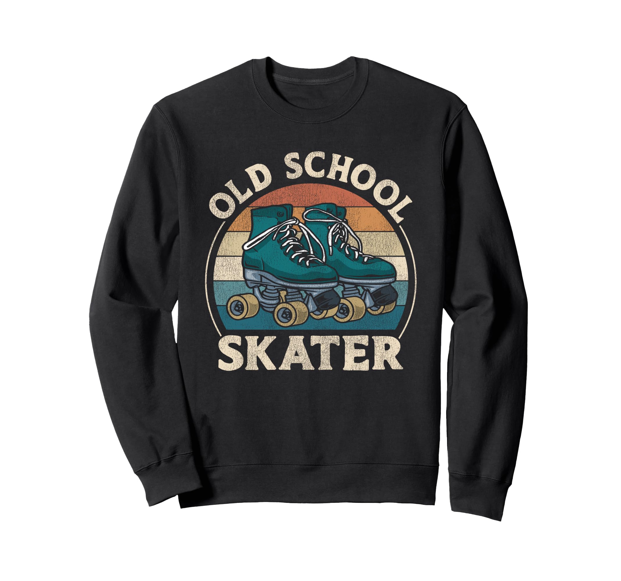 Roller Skating Skate 1970S Sweatshirt - Minimalist Print for Adults - T-Shirt, Sweatshirt, Hoodie