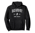 Beach Haven West New Jersey Nj Athletic Hoodie - Trendy Graphic Unisex - T-Shirt, Sweatshirt, Hoodie