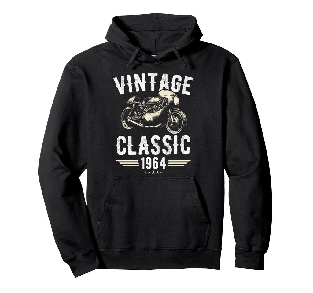 Born 1964 Birthday Motorbike Hoodie - Casual Everyday Wear for Adults - T-Shirt, Sweatshirt, Hoodie