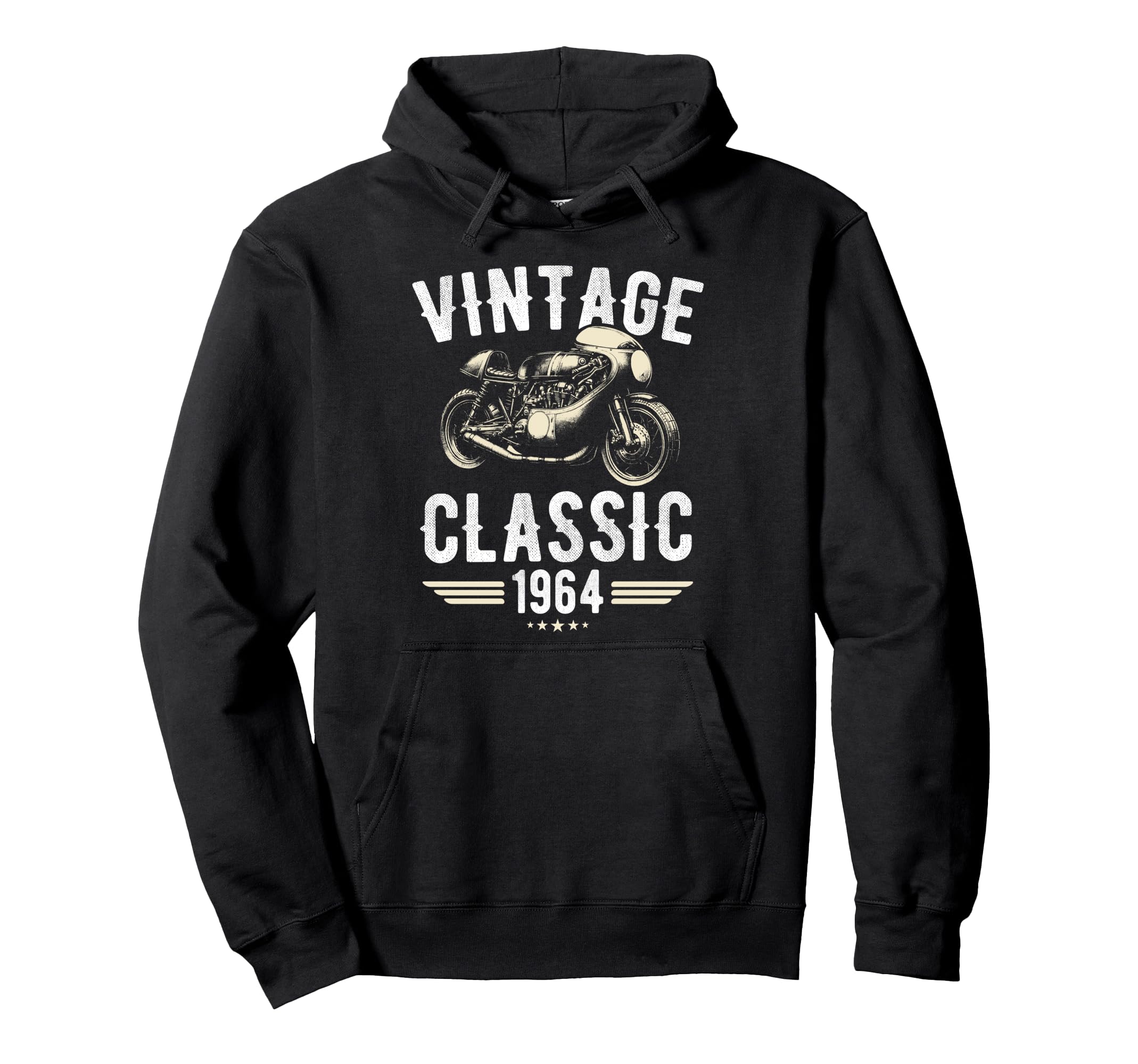 Born 1964 Birthday Motorbike Hoodie - Casual Everyday Wear for Adults - T-Shirt, Sweatshirt, Hoodie