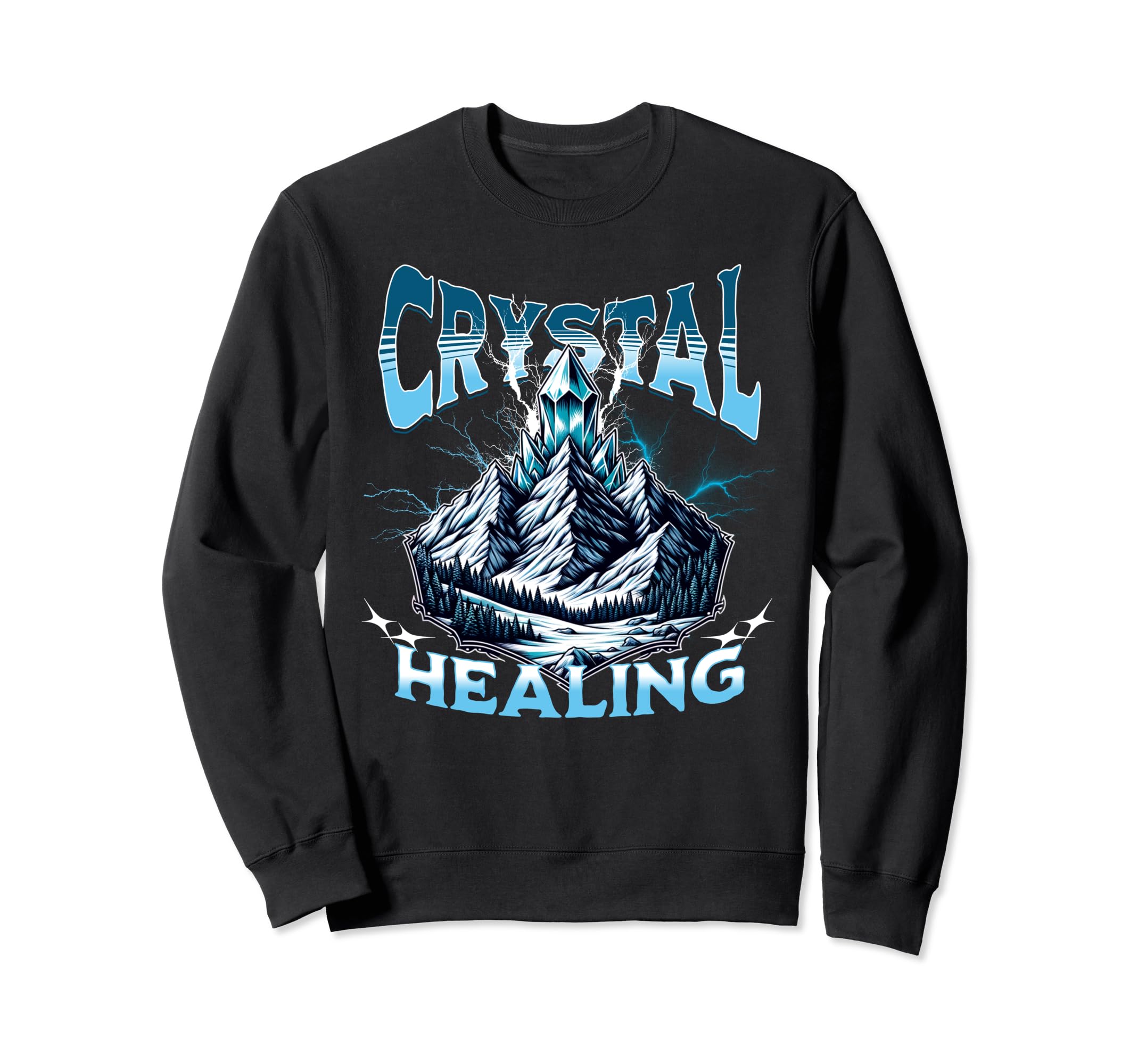 Crystals Healing S Energizing Sweatshirt - Aesthetic Graphic Unisex - T-Shirt, Sweatshirt, Hoodie