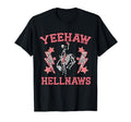 Yeehaw Hellnaw Horse Riding Western T-Shirt - Minimalist Print Men Women - T-Shirt, Sweatshirt, Hoodie
