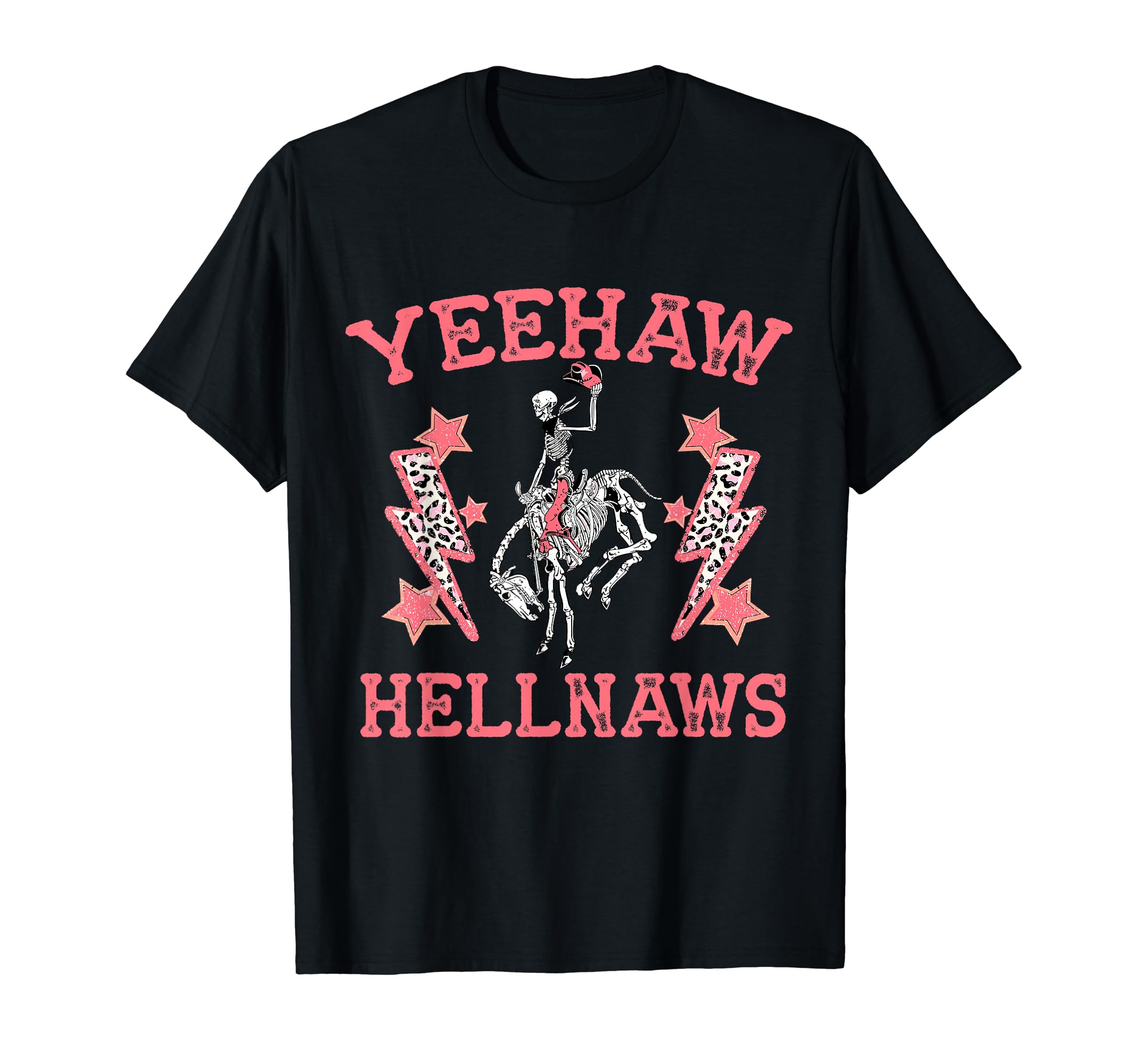 Yeehaw Hellnaw Horse Riding Western T-Shirt - Minimalist Print Men Women - T-Shirt, Sweatshirt, Hoodie