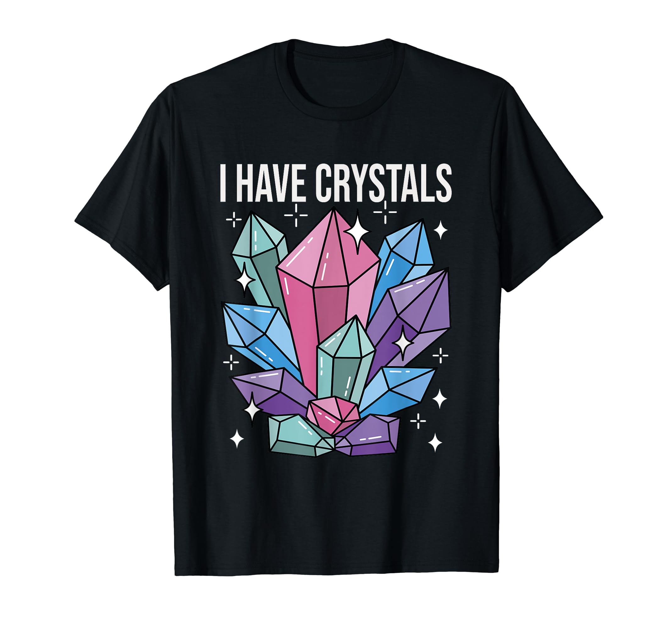Crystal Healing Spiritual Healer T-Shirt - Casual Everyday Wear Men Women - T-Shirt, Sweatshirt, Hoodie