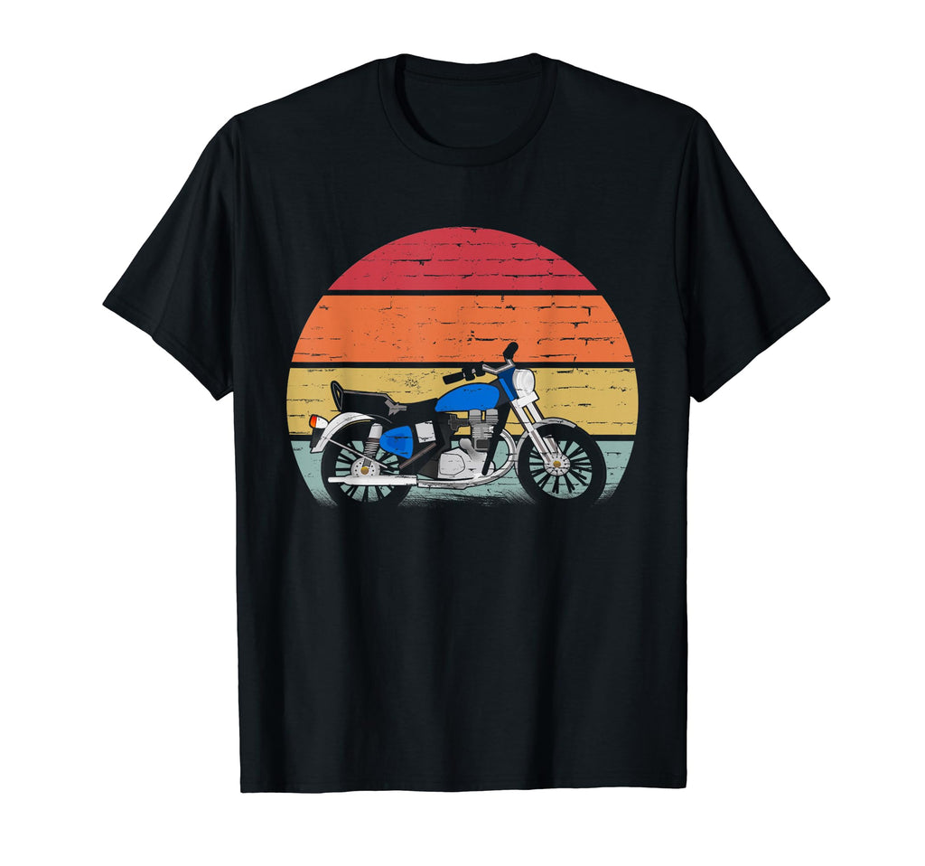 Motorcycle Sunset T-Shirt - Minimalist Print Men Women - T-Shirt, Sweatshirt, Hoodie