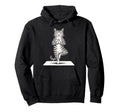 Yoga Cat Pose Feline Meditation Zen Hoodie - Aesthetic Graphic Men Women - T-Shirt, Sweatshirt, Hoodie