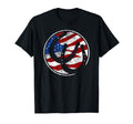 Roping American Flag Usa Cowboy Roping T-Shirt - Custom Art Print Unisex - T-Shirt, Sweatshirt, Hoodie