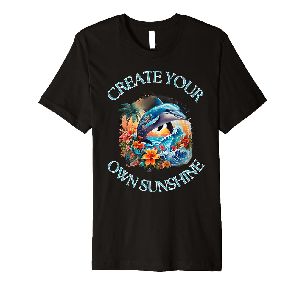 Summer Create Your Own Sunshine Self T-Shirt - Minimalist Print Men Women - T-Shirt, Sweatshirt, Hoodie