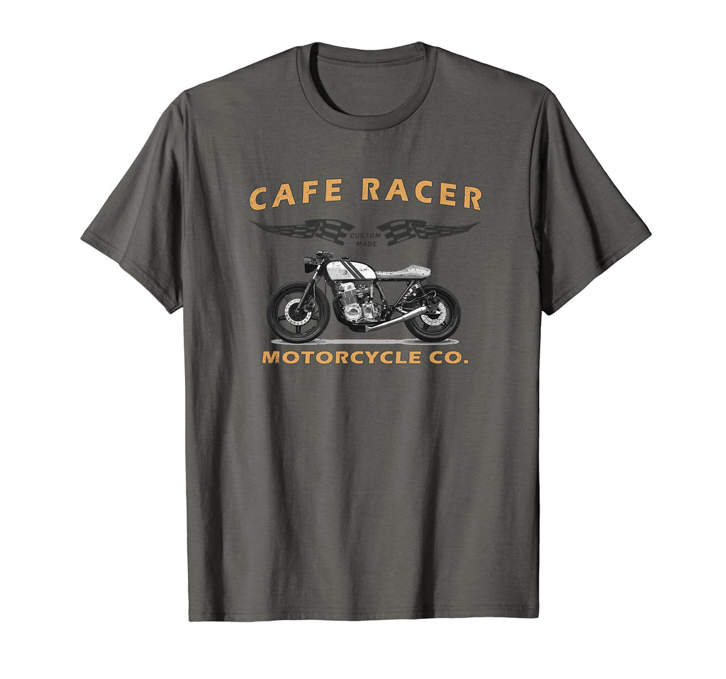 Cafe Racer Motorcycle Biker T-Shirt - Casual Everyday Wear Men Women - T-Shirt, Sweatshirt, Hoodie