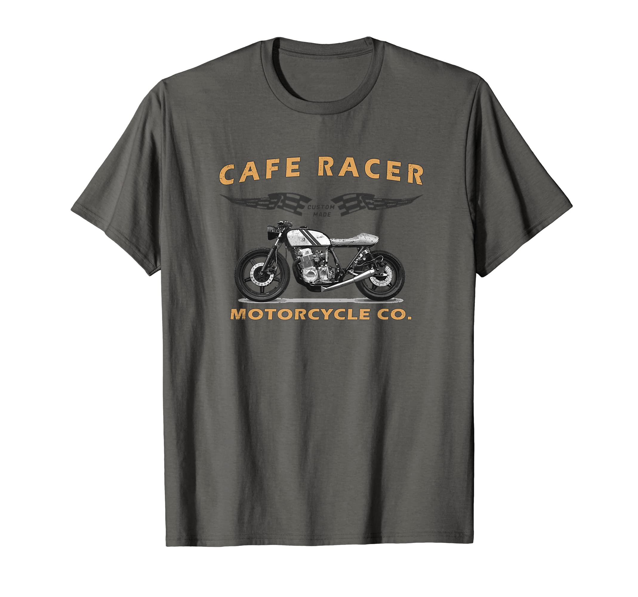 Cafe Racer Motorcycle Biker T-Shirt - Casual Everyday Wear Men Women - T-Shirt, Sweatshirt, Hoodie