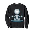 Meditation Mummy Yoga Pose Sweatshirt - Custom Art Print Men Women - T-Shirt, Sweatshirt, Hoodie