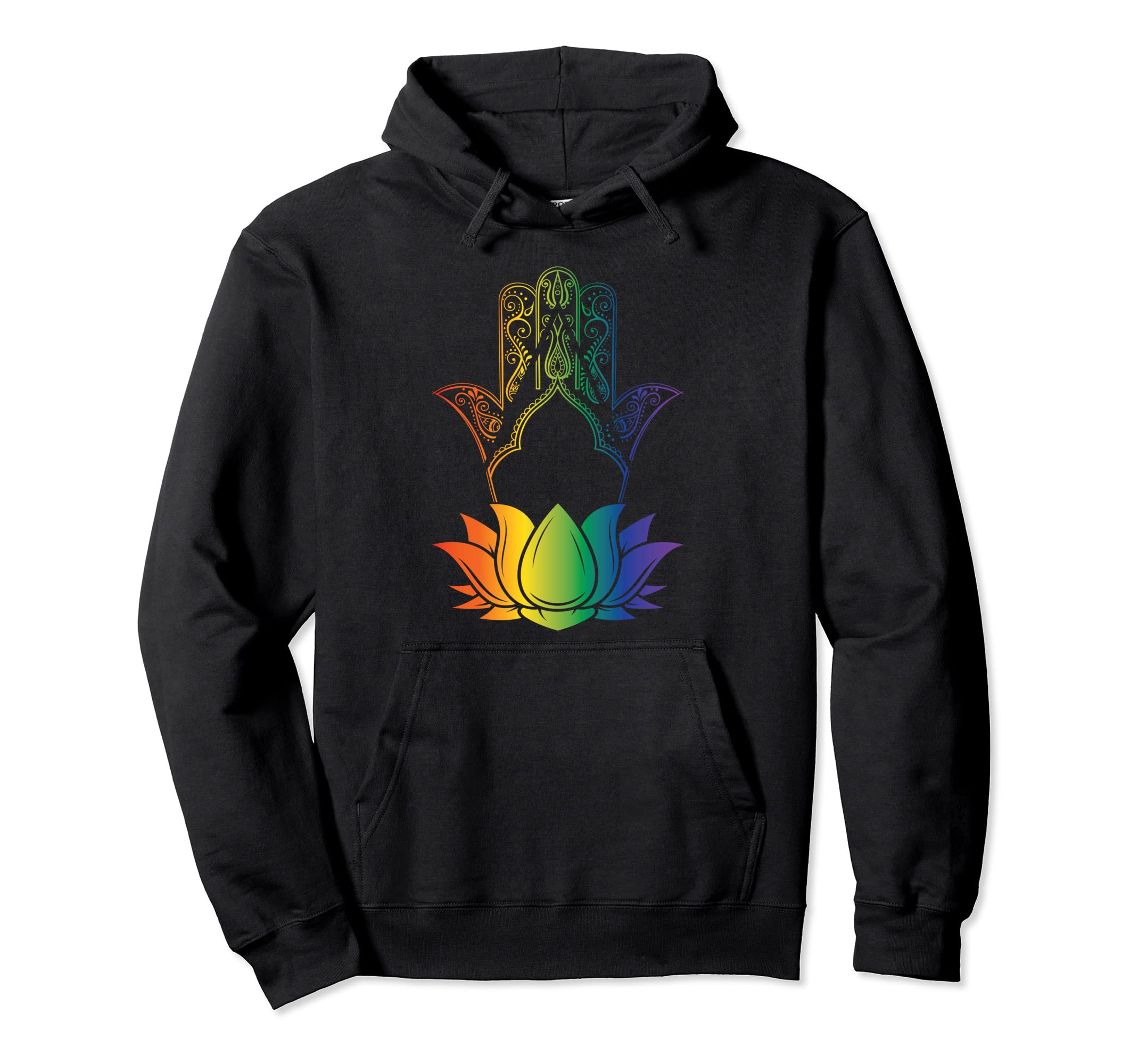 Yoga Lotus Flower Zen Namaste Buddhism Hoodie - Streetwear Style Unisex - T-Shirt, Sweatshirt, Hoodie