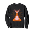 Deer Yoga Meditation And Mindfulness Sweatshirt - Trendy Graphic for Adults - T-Shirt, Sweatshirt, Hoodie