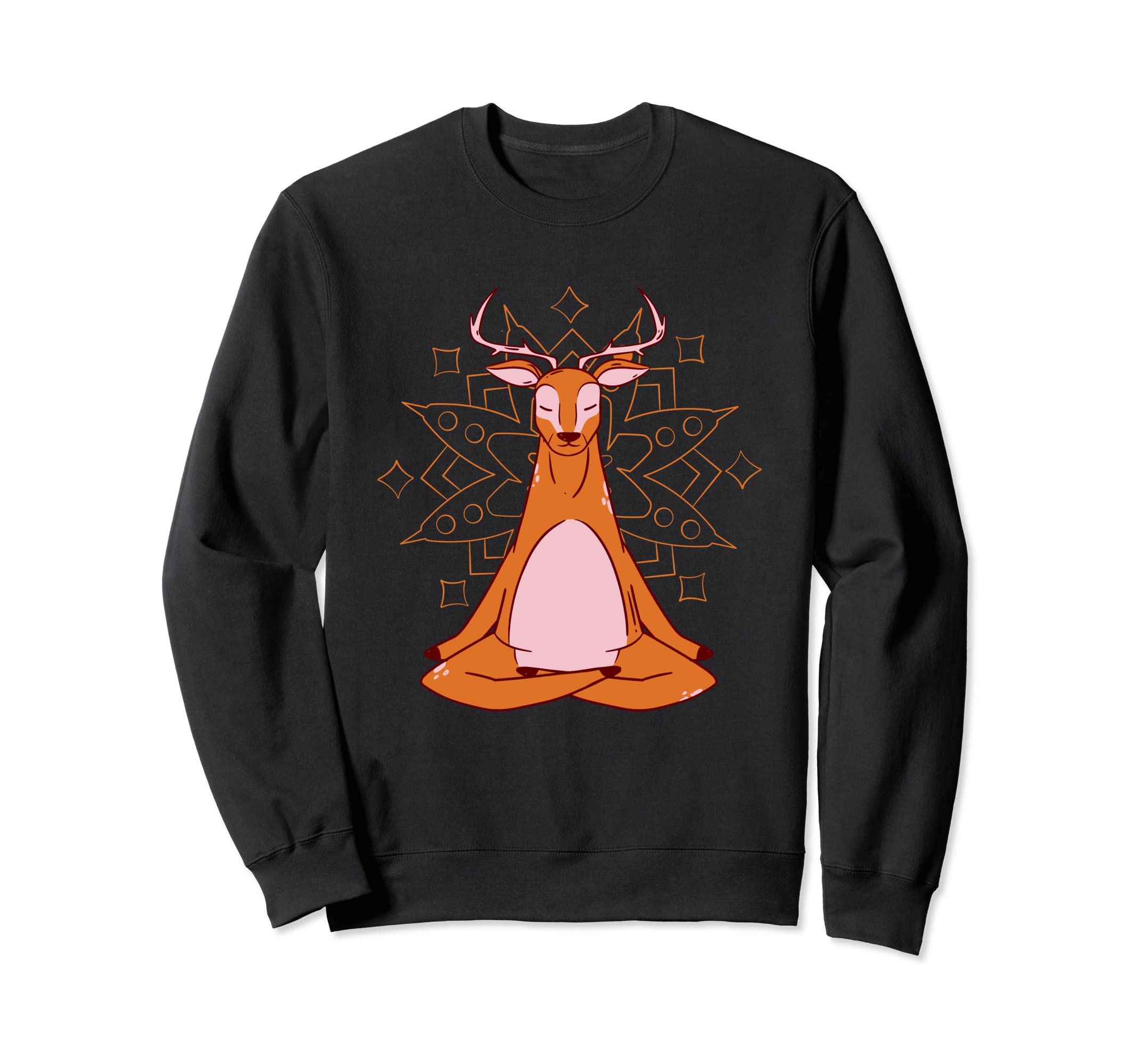 Deer Yoga Meditation And Mindfulness Sweatshirt - Trendy Graphic for Adults - T-Shirt, Sweatshirt, Hoodie