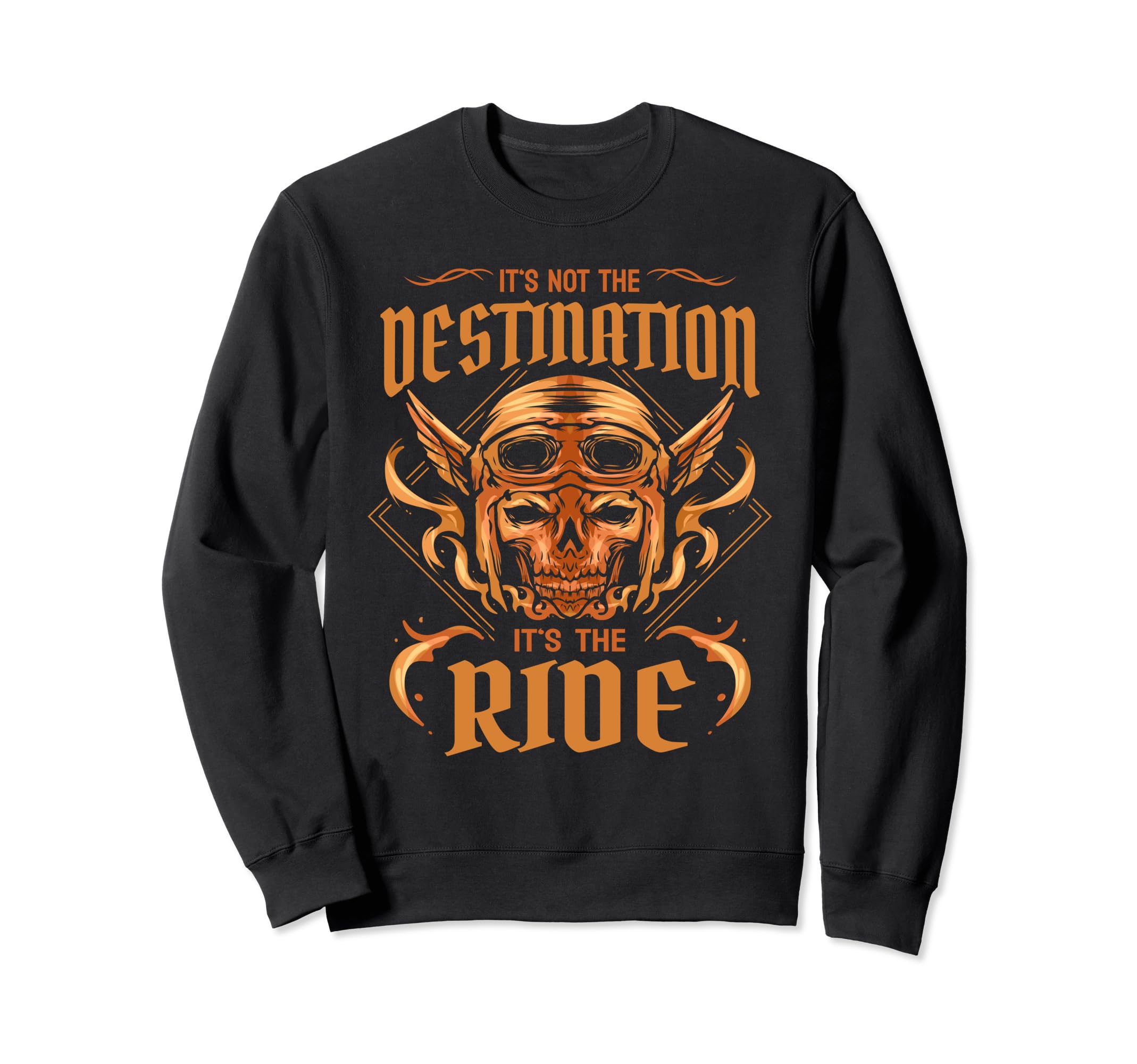 Its Not Destination Its Ride Sweatshirt - Minimalist Print Unisex - T-Shirt, Sweatshirt, Hoodie