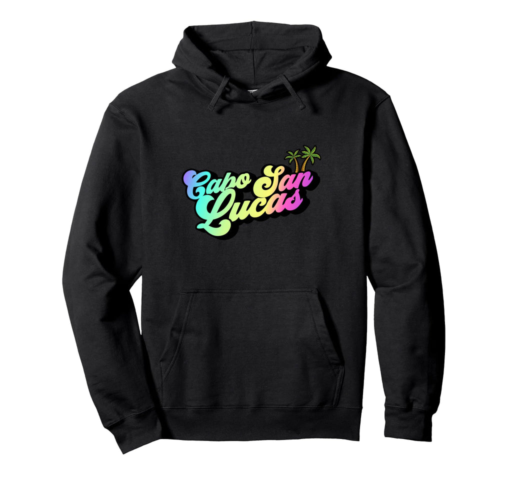 Cabo San Lucas Mexico Typography 70S Hoodie - Trendy Graphic Unisex - T-Shirt, Sweatshirt, Hoodie