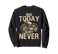 Ride Today Worry Never Funny Sweatshirt - Minimalist Print Unisex - T-Shirt, Sweatshirt, Hoodie